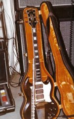 Gibson Custom SG. Released in '69, mine is and early made one that was finished in Nov of 68 f...jpg